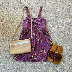 Boho floral flowery fairy hippie cottage core sundress dress